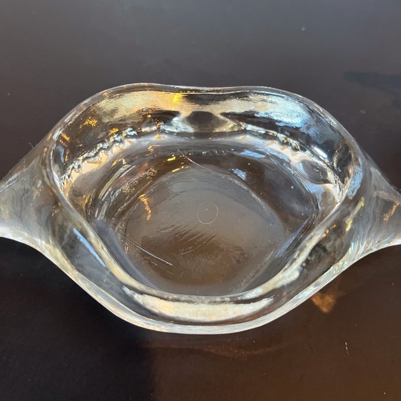 Vintage Glasbake Clear Glass Deviled Crab Baking Shell Dishes Set of 5 - Picture 7 of 12